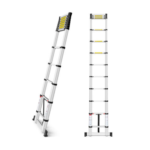 Échelle Télescopique Simple 3.80 m avec support – Image 2