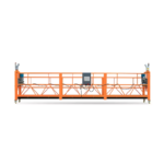 Plateforme suspendue en acier peint